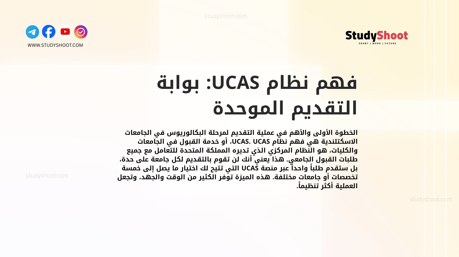 فهم نظام UCAS: بوابة التقديم الموحدة