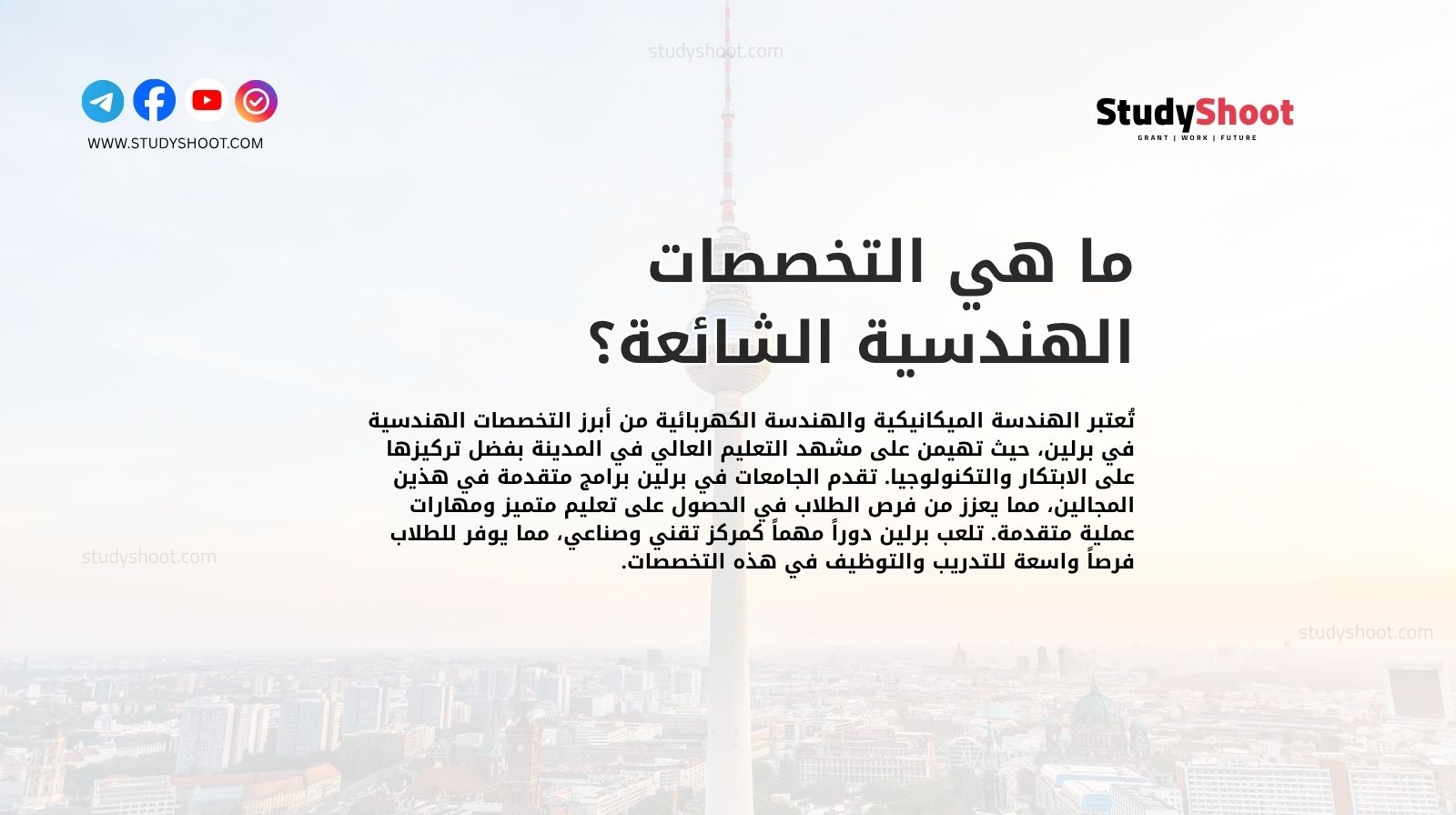 ما هي التخصصات الهندسية الشائعة؟