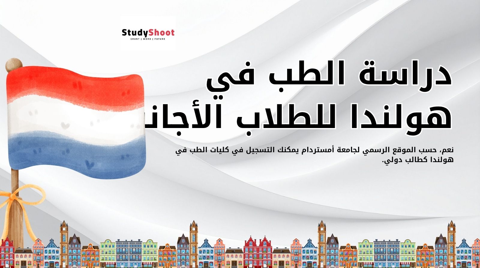 هل يمكن للطلاب الدوليين التسجيل في كليات الطب في هولندا؟