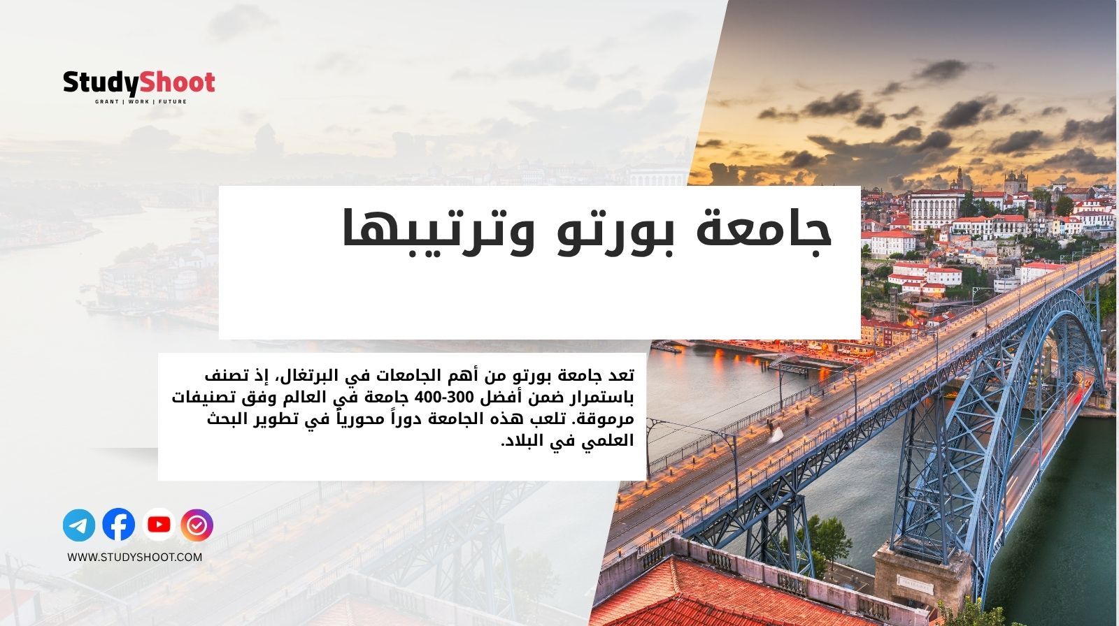 جامعة بورتو وترتيبها