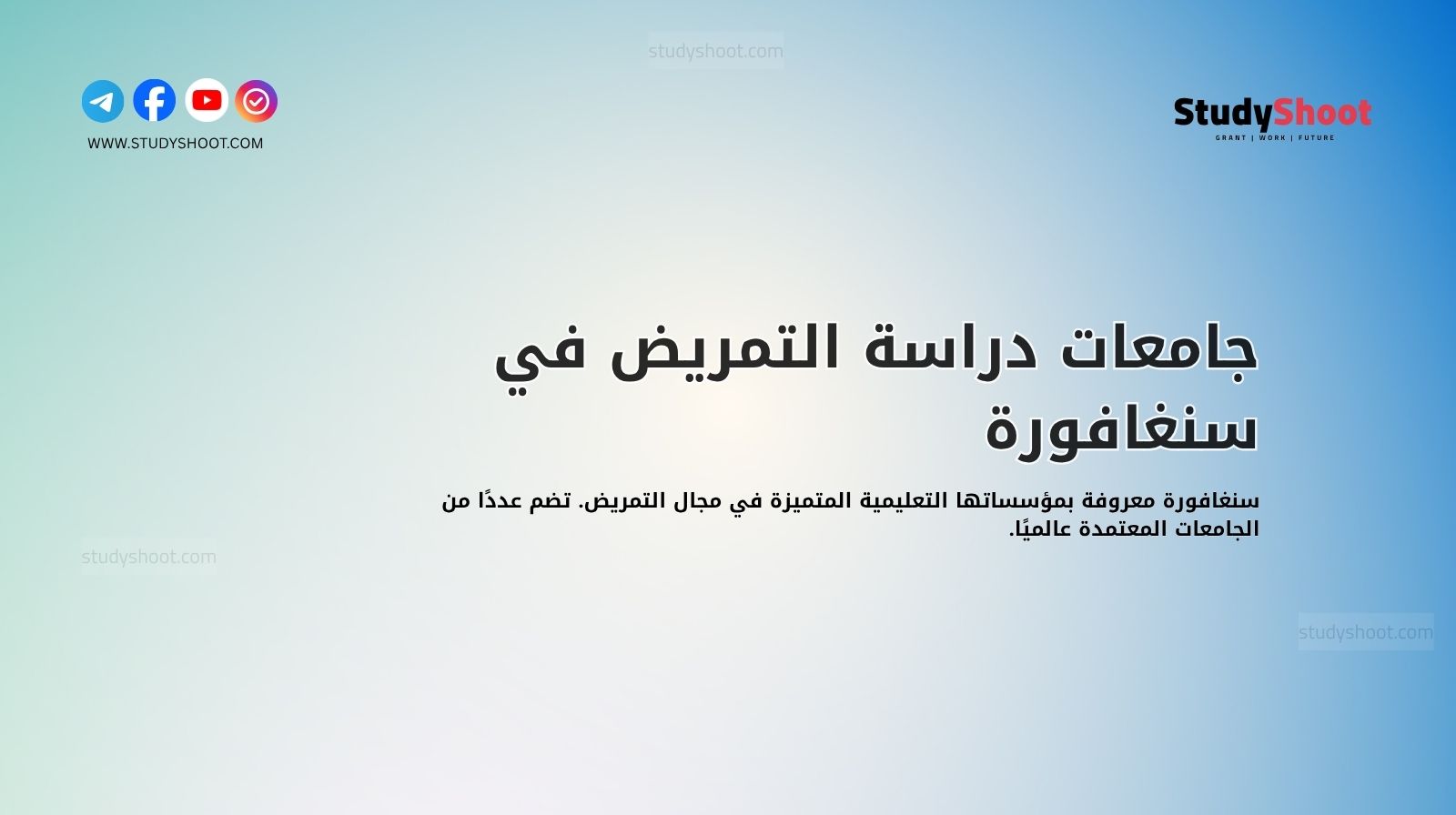 جامعات دراسة التمريض في سنغافورة