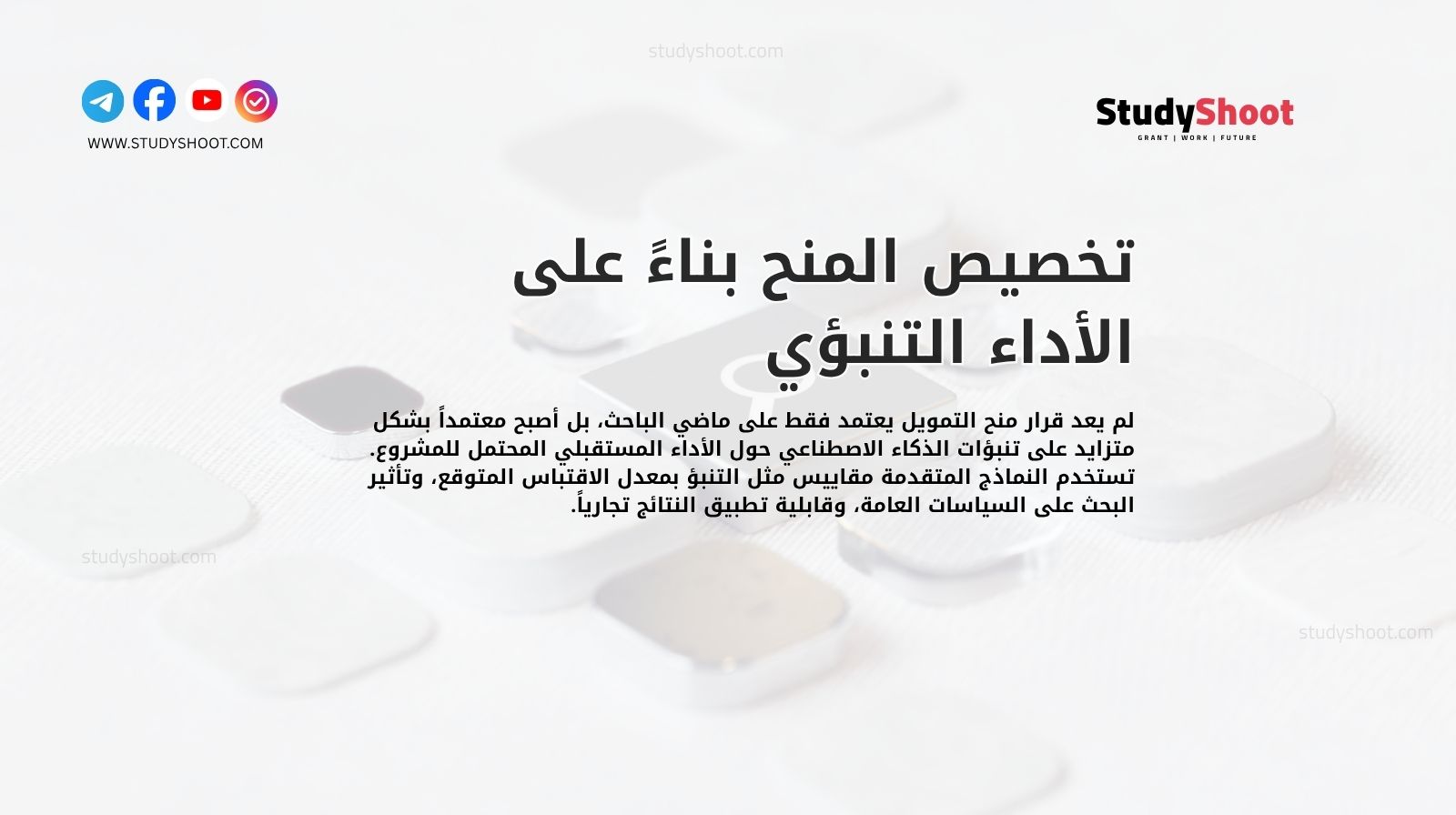 تخصيص المنح بناءً على الأداء التنبؤي