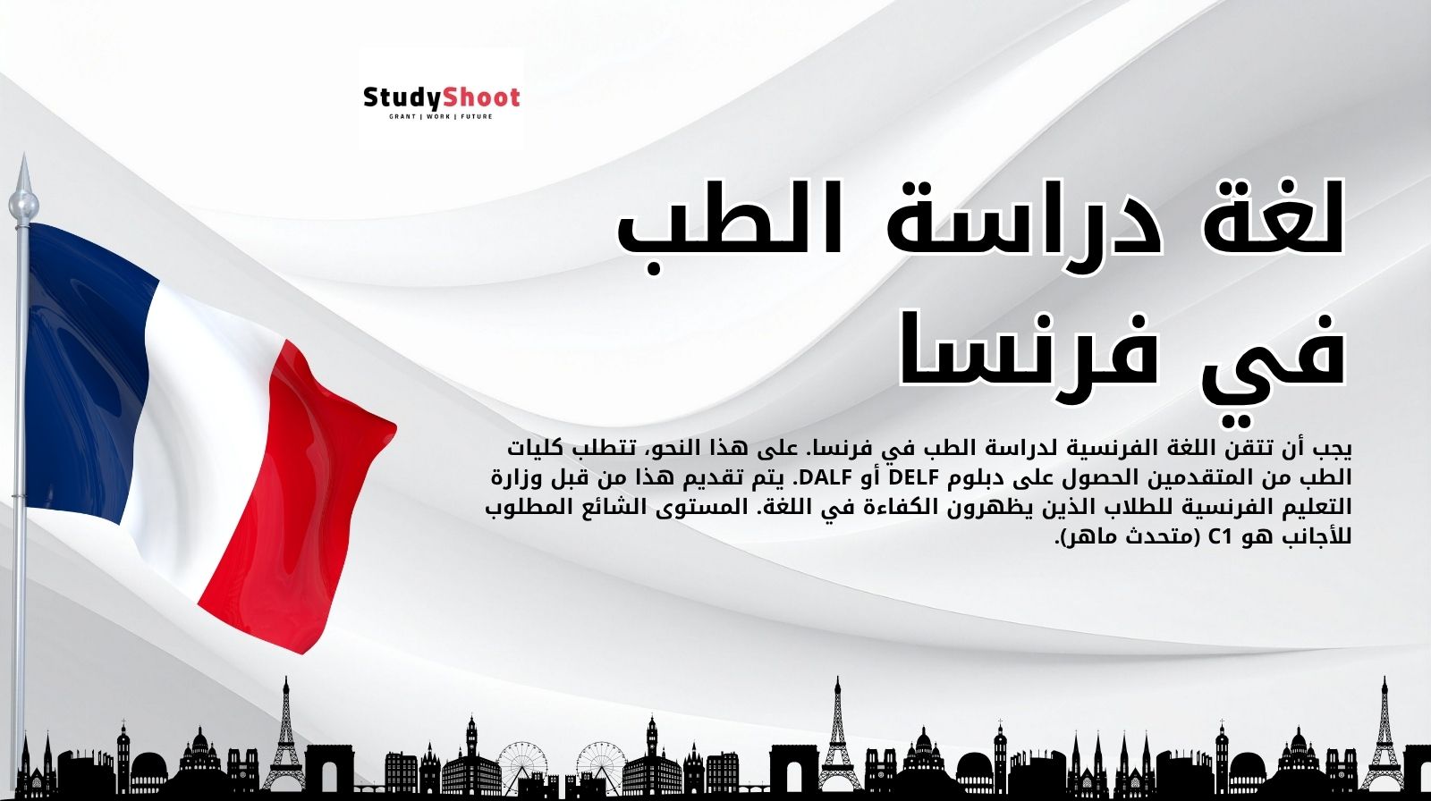 لغة دراسة الطب في فرنسا