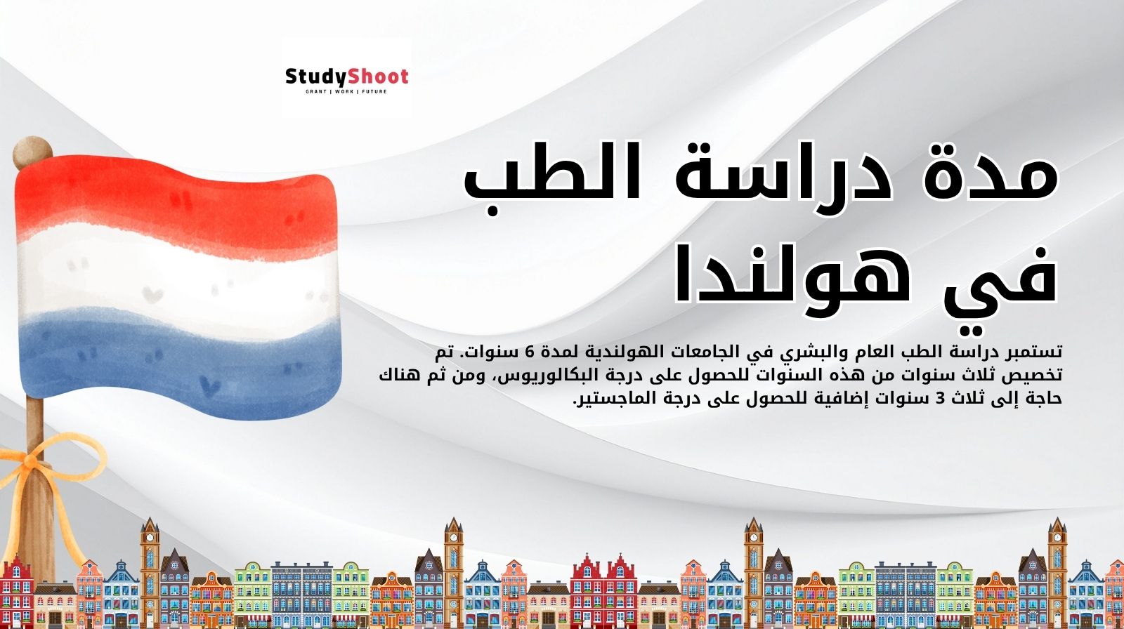 مدة دراسة الطب في هولندا