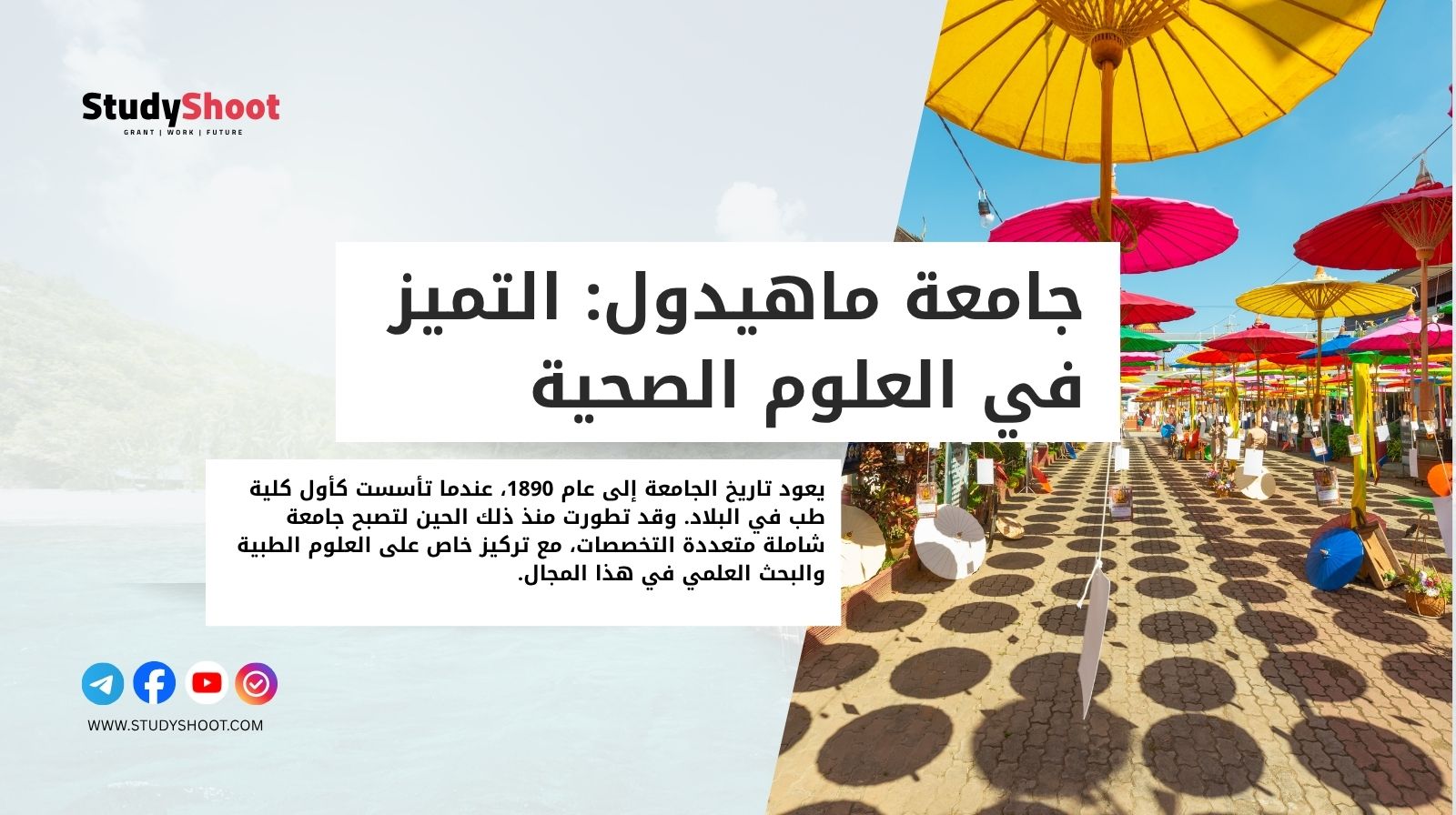 جامعة ماهيدول: التميز في العلوم الصحية