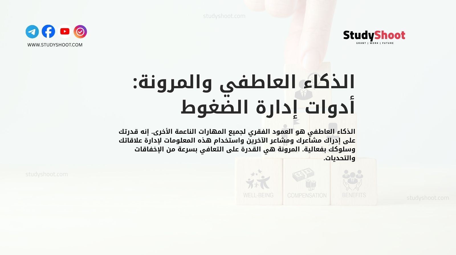 الذكاء العاطفي والمرونة: أدوات إدارة الضغوط