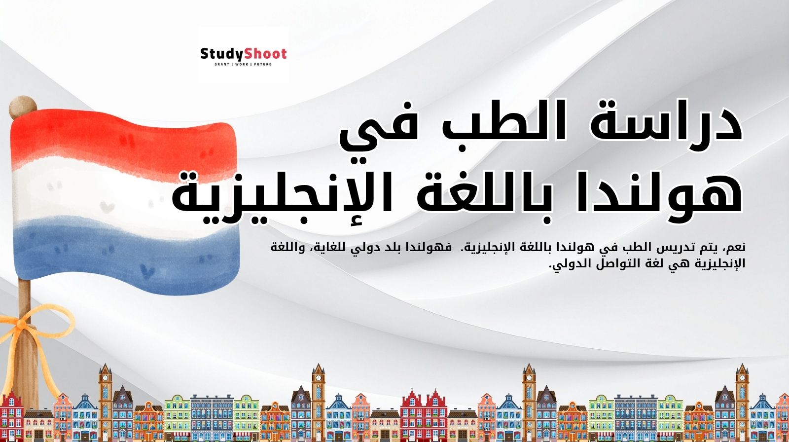 دراسة الطب في هولندا باللغة الإنجليزية