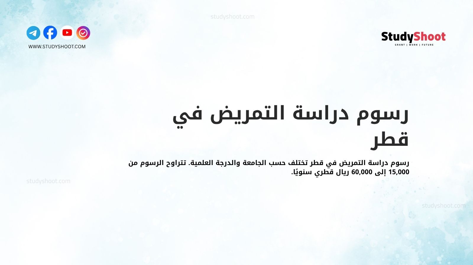 رسوم دراسة التمريض في قطر