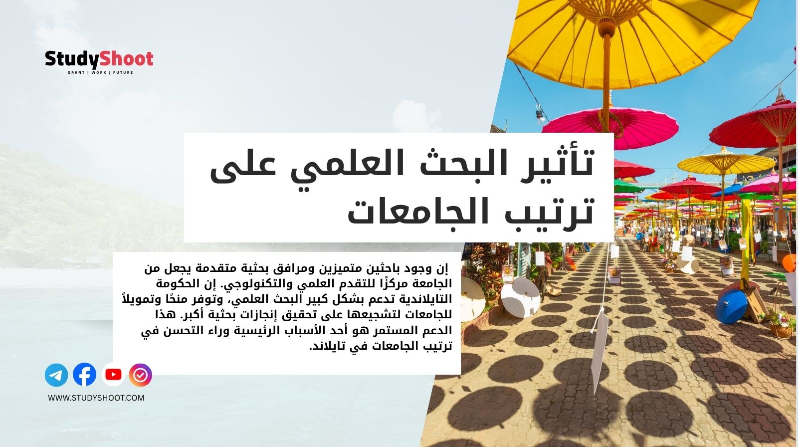 تأثير البحث العلمي على ترتيب الجامعات