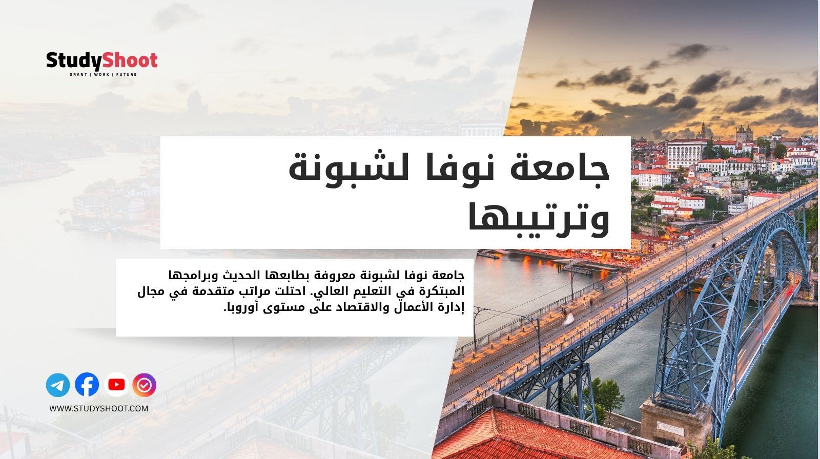 جامعة نوفا لشبونة وترتيبها