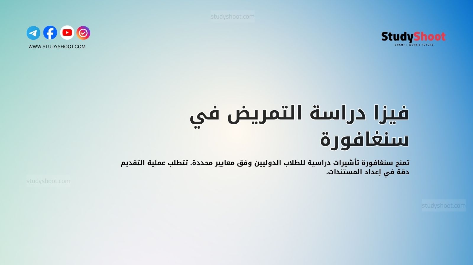 فيزا دراسة التمريض في سنغافورة