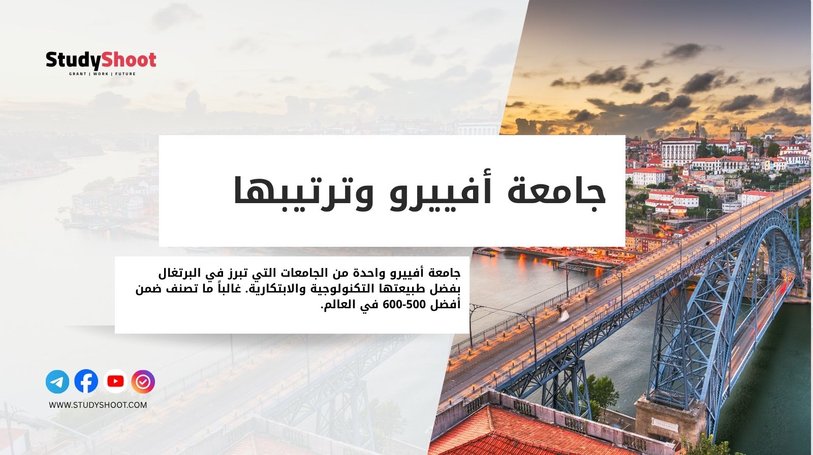 جامعة أفييرو وترتيبها