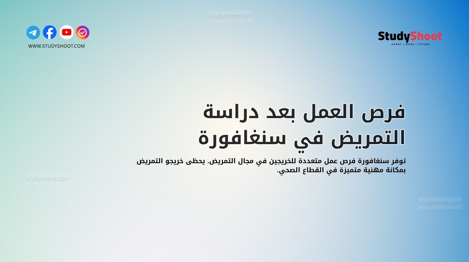 فرص العمل بعد دراسة التمريض في سنغافورة