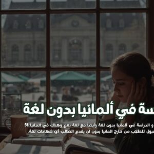 الدراسة في ألمانيا بدون لغة