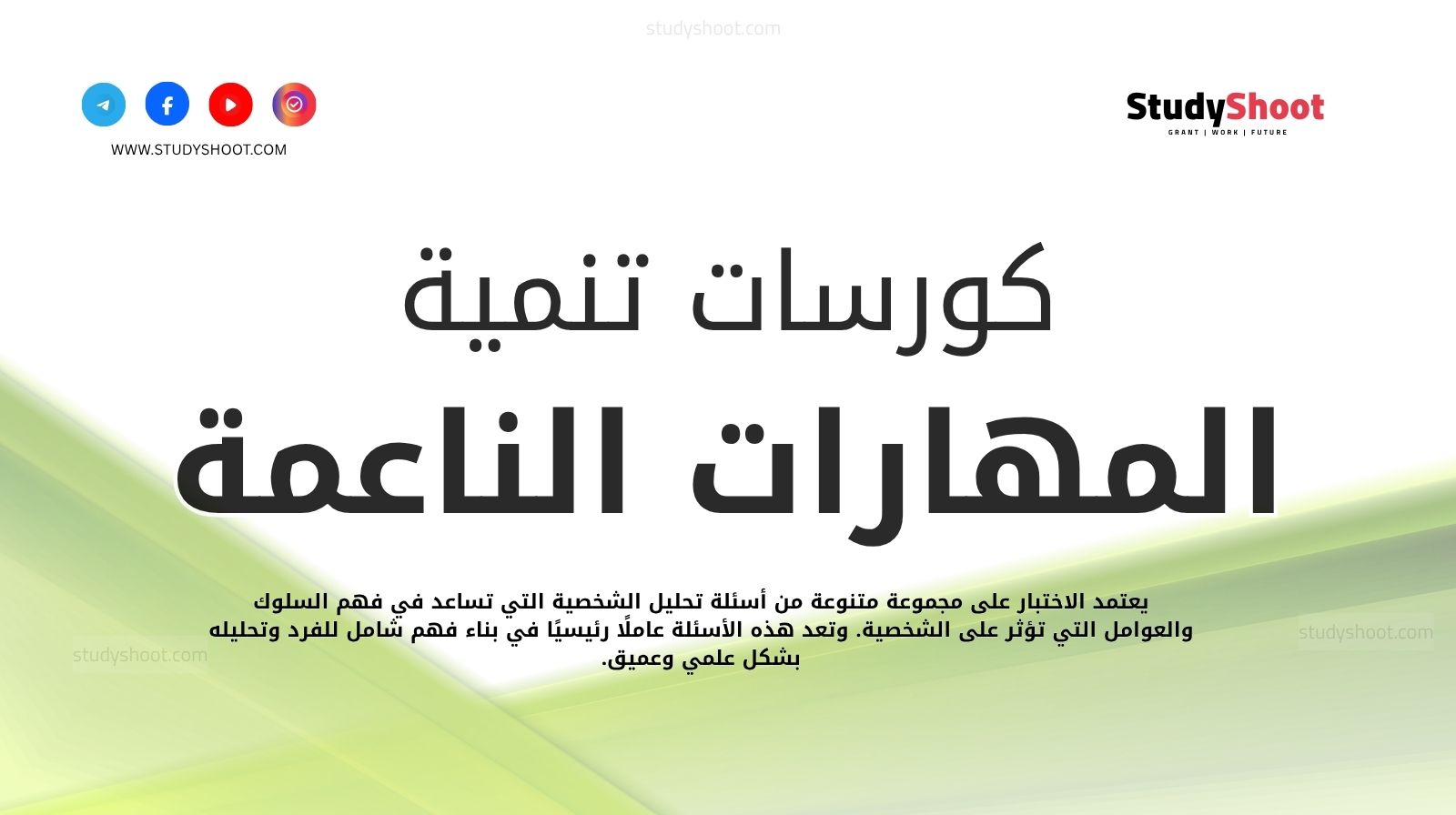 كورسات تنمية المهارات الناعمة