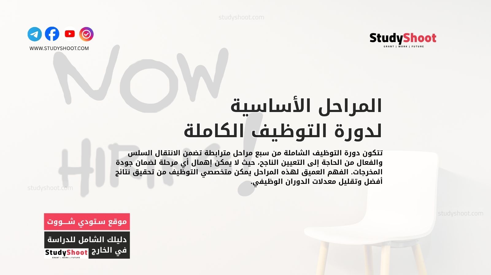 المراحل الأساسية لدورة التوظيف الكاملة