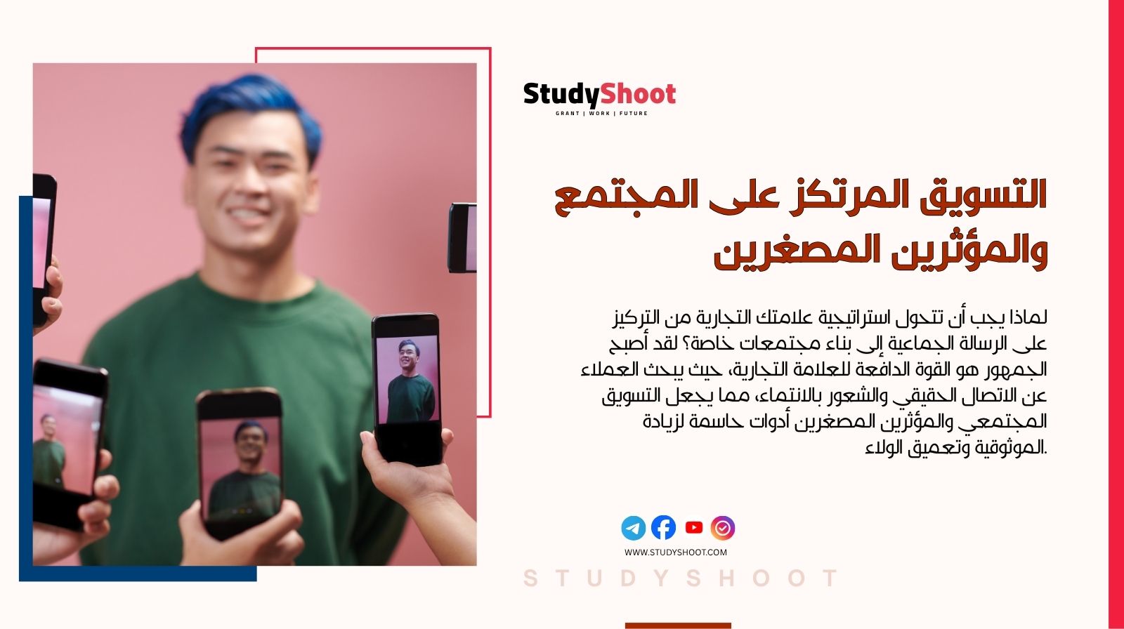 التسويق المرتكز على المجتمع والمؤثرين المصغرين