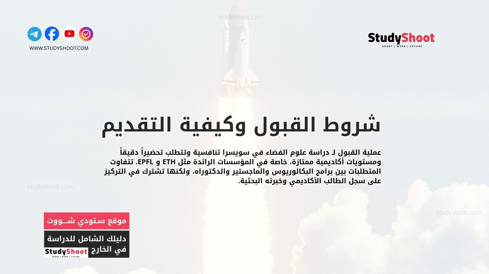 شروط القبول وكيفية التقديم