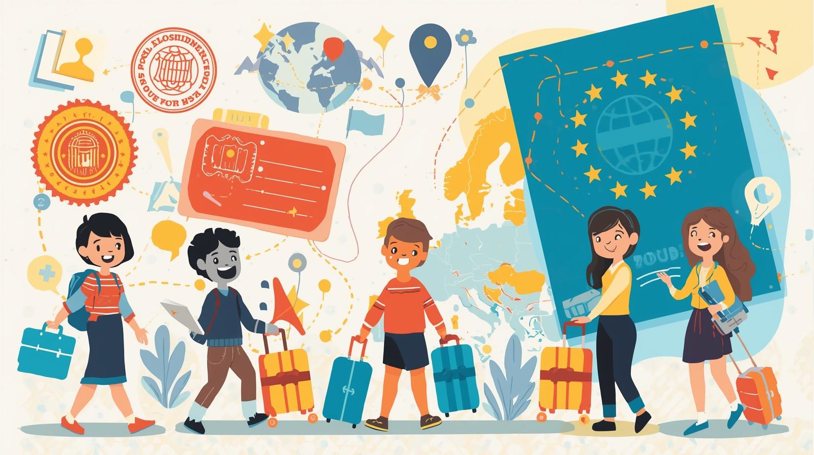 خطوات التقديم على تأشيرة الدراسة الأوروبية