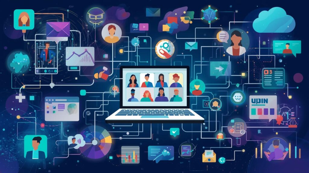 أفضل تطبيقات العمل عن بعد الجديدة والفعالة 2 أدوات التواصل والاجتماعات الافتراضية