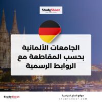 الجامعات الألمانية بحسب المقاطعة مع الروابط الرسمية