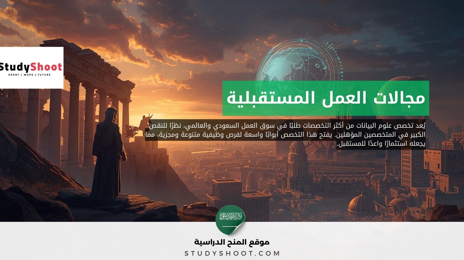 دراسة علوم البيانات في السعودية 3 دراسة علوم البيانات في السعودية مجالات العمل المستقبلية