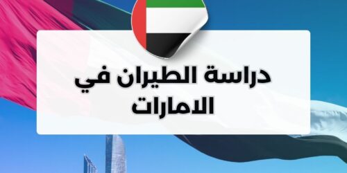دراسة الطيران في الامارات