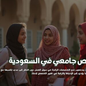 تخصص جامعي في السعودية