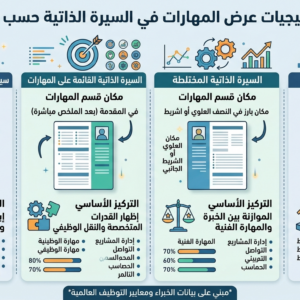 ستودي شووت كيف؟ مهارات في السيرة الذاتية