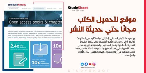 موقع springer لتحميل الكتب مجانًا حتي حديثة النشر