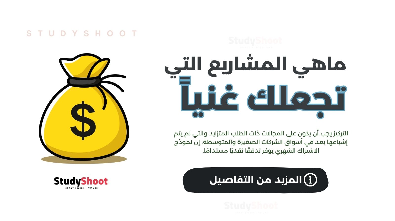 ما هي المشاريع التي تجعلك غنياً؟