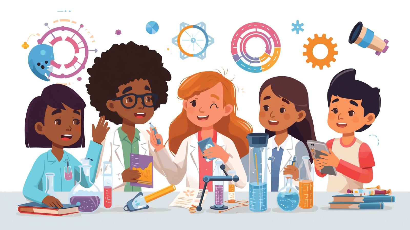 أفضل برنامج STEM العلمية عبر الإنترنت