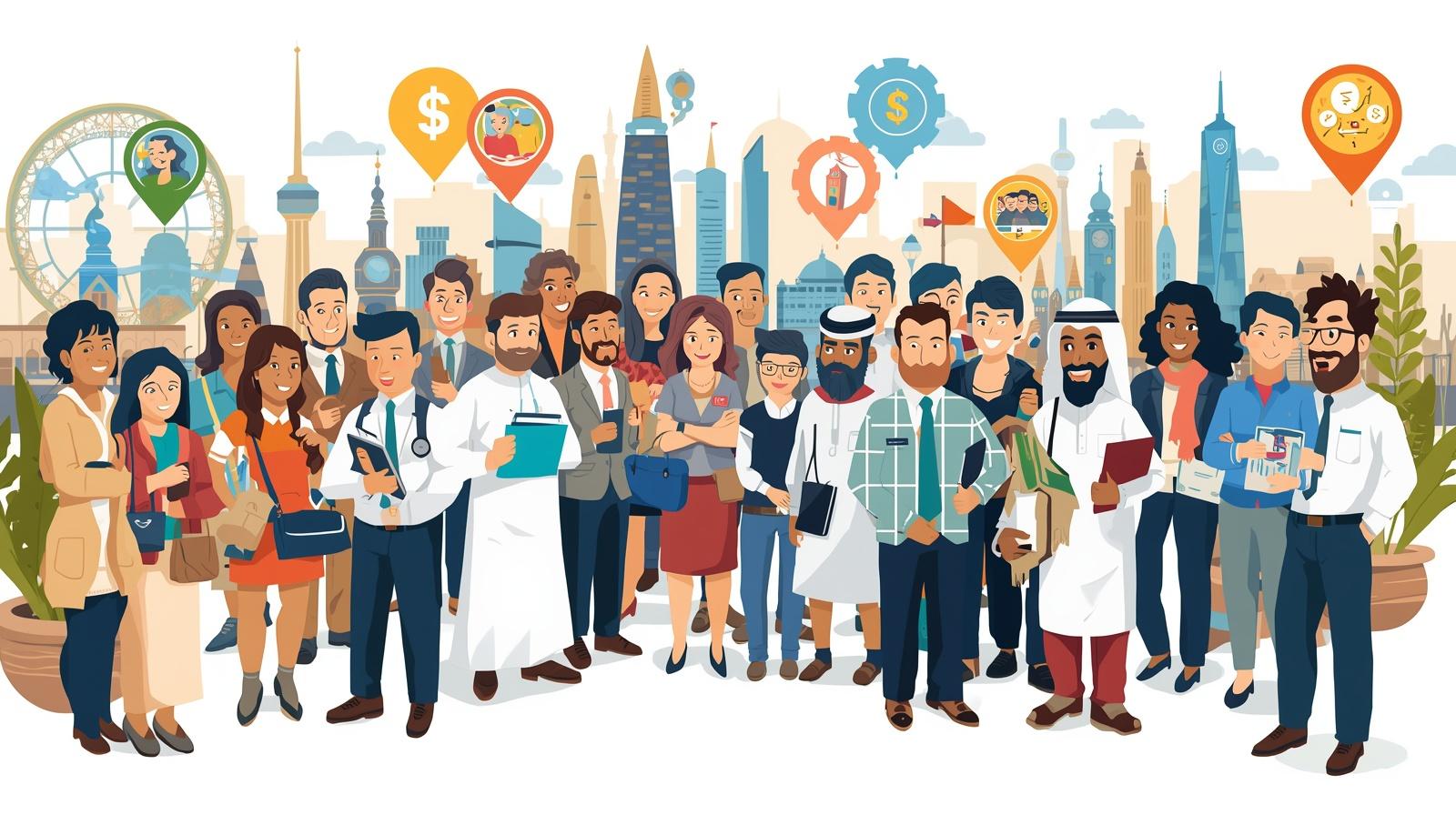 فروق الرواتب بين الإمارات السبع