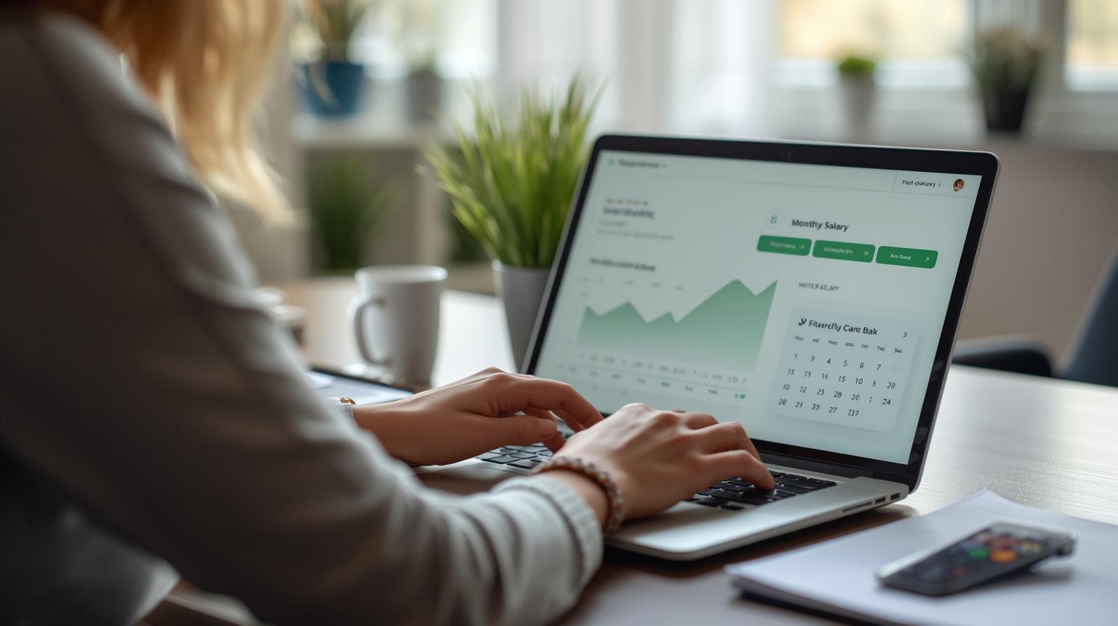 الأمان المالي وإدارة مدفوعات الراتب الشهري عن بعد