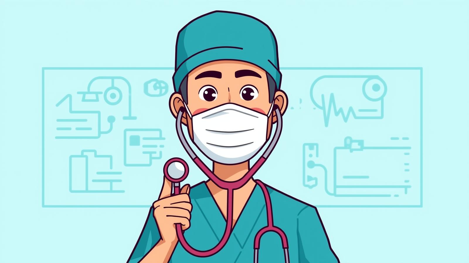 طبيب تخدير وتكنولوجيا المراقبة