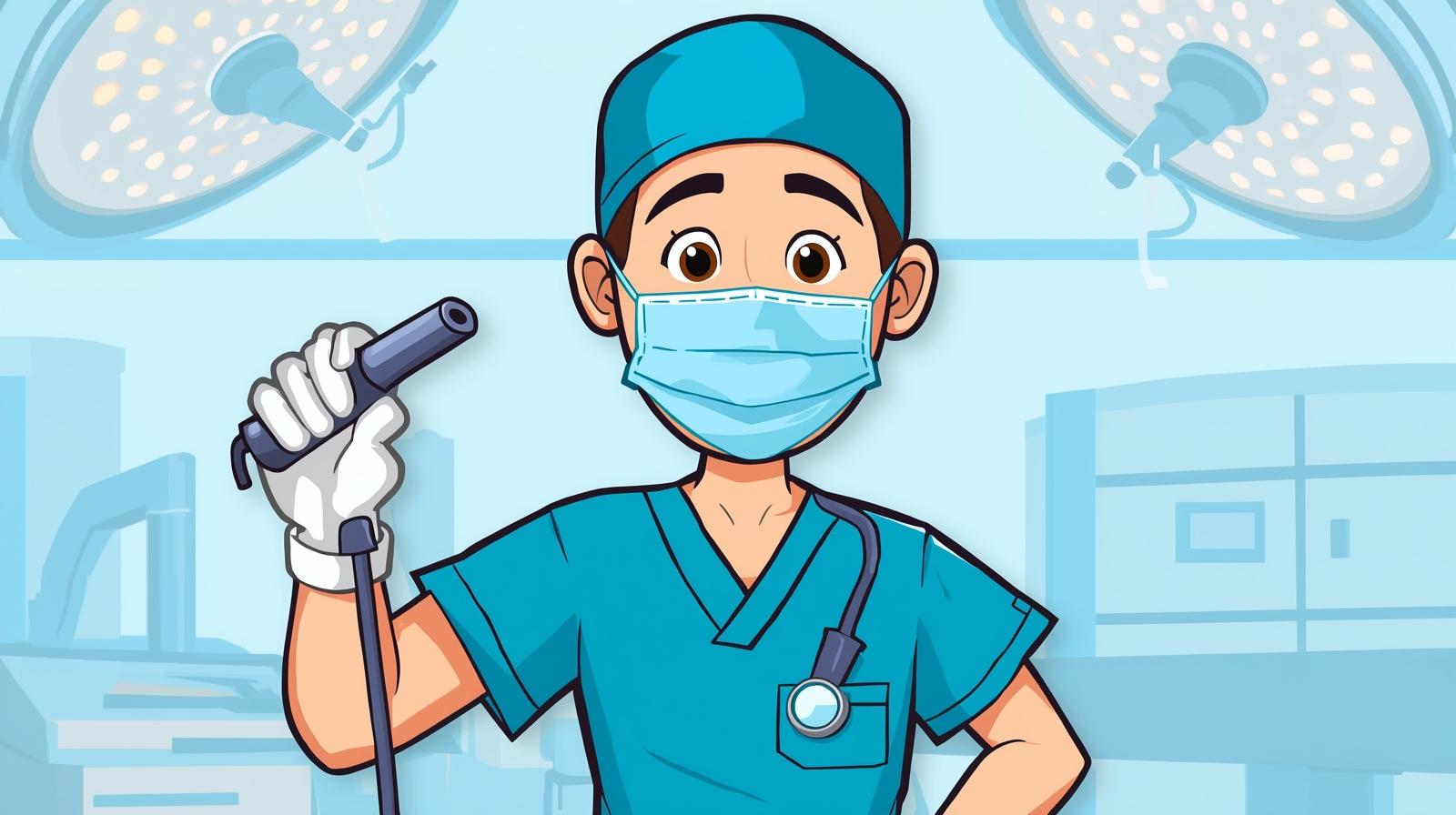 طبيب تخدير في العمليات الجراحية للأطفال