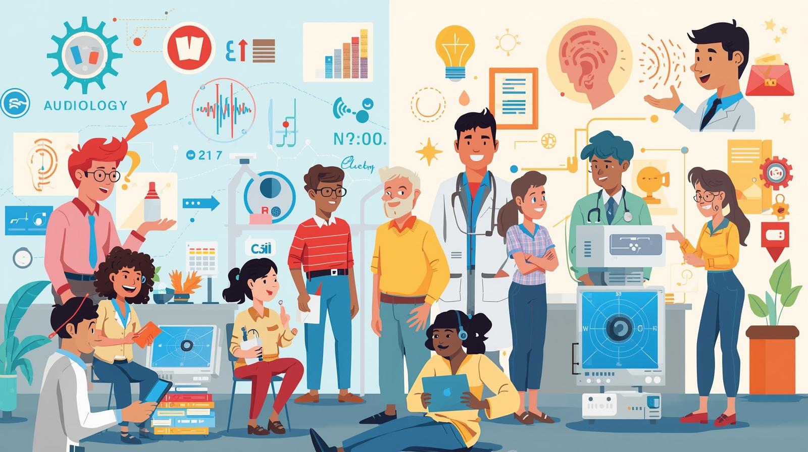 نسبة الطلب على تخصص علوم السمع والنطق