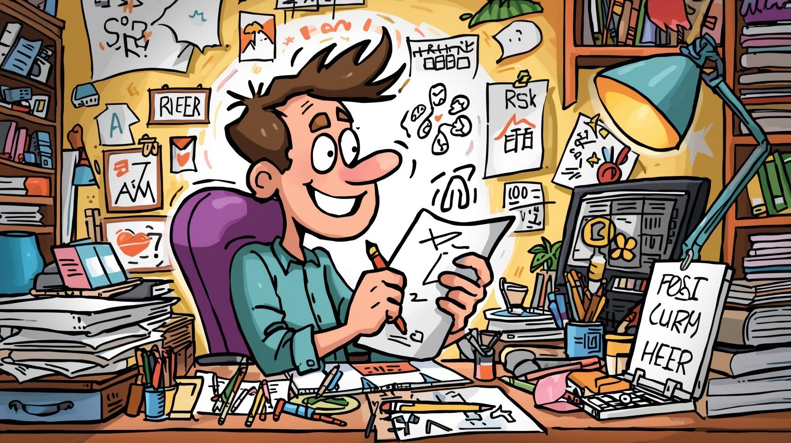 ما هو دور رسام الكاريكاتير؟