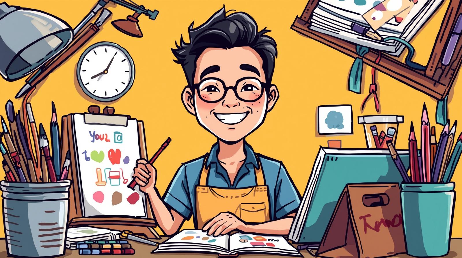 أنواع الكاريكاتير ومجالات التخصص