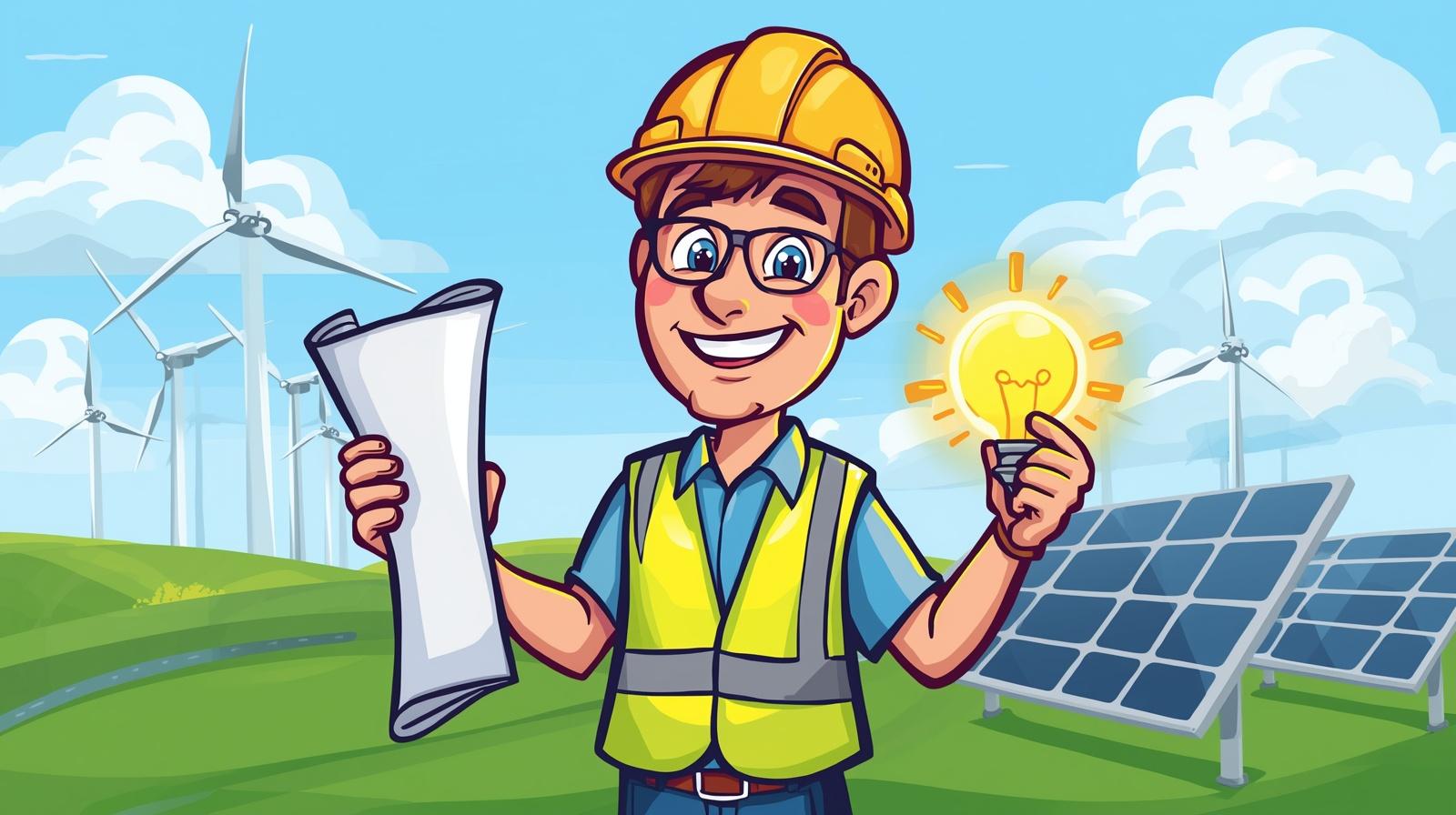 الرواتب والآفاق الوظيفية لمهندس الطاقة