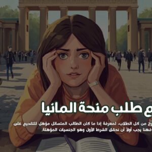 تقديم طلب منحة المانيا