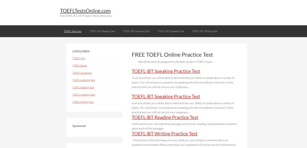 ستودي شووت اختبارات مواقع تحضير توفل