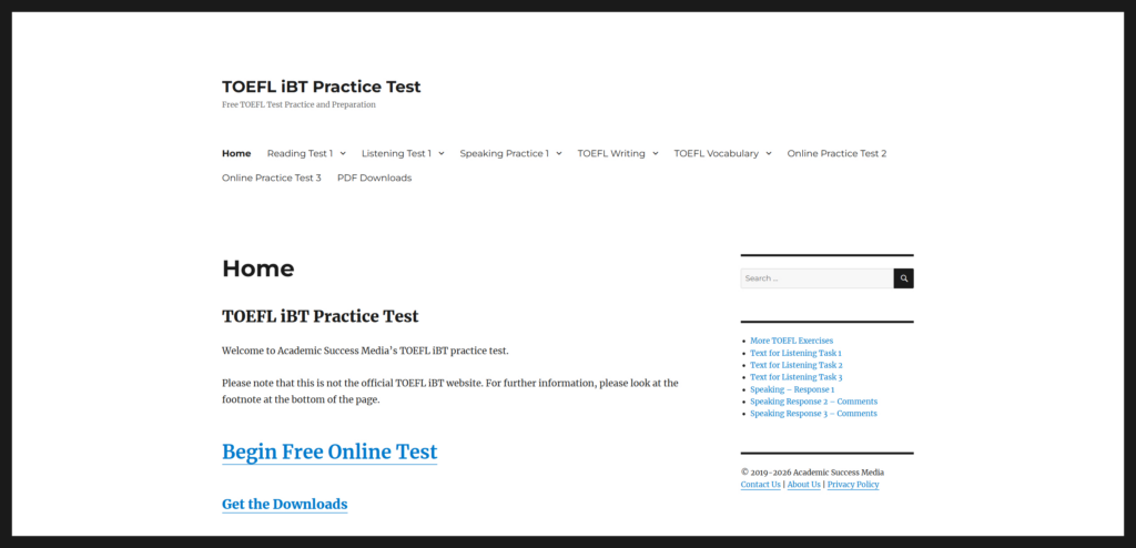 ستودي شووت اختبارات مواقع تحضير توفل