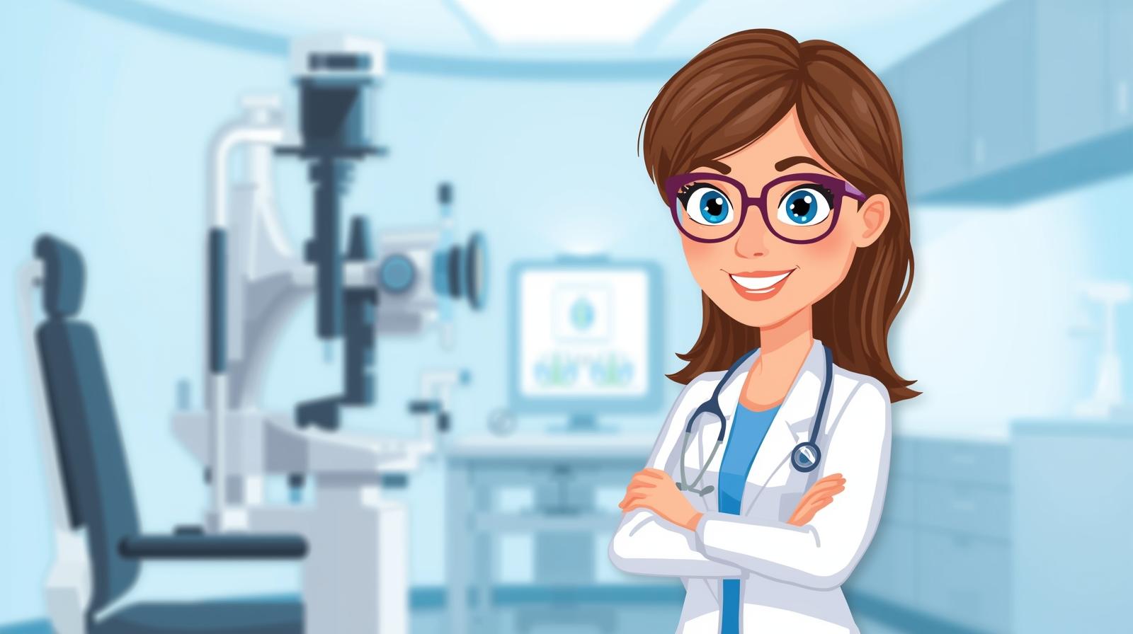 بيئة العمل لطبيب العيون