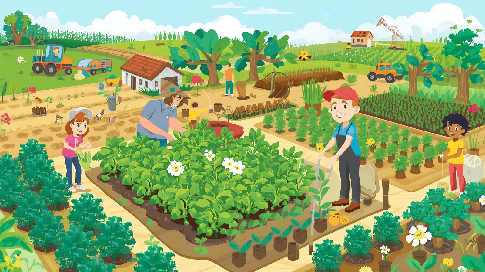 مجالات العمل في الإنتاج النباتي