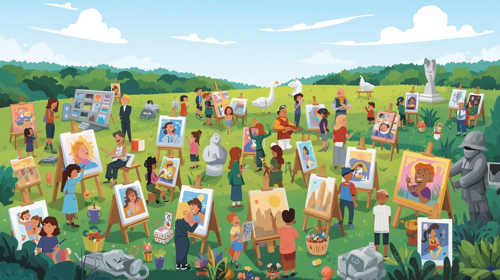 العلاقة بين تخصص الفنون البصرية والابتكار وريادة الأعمال