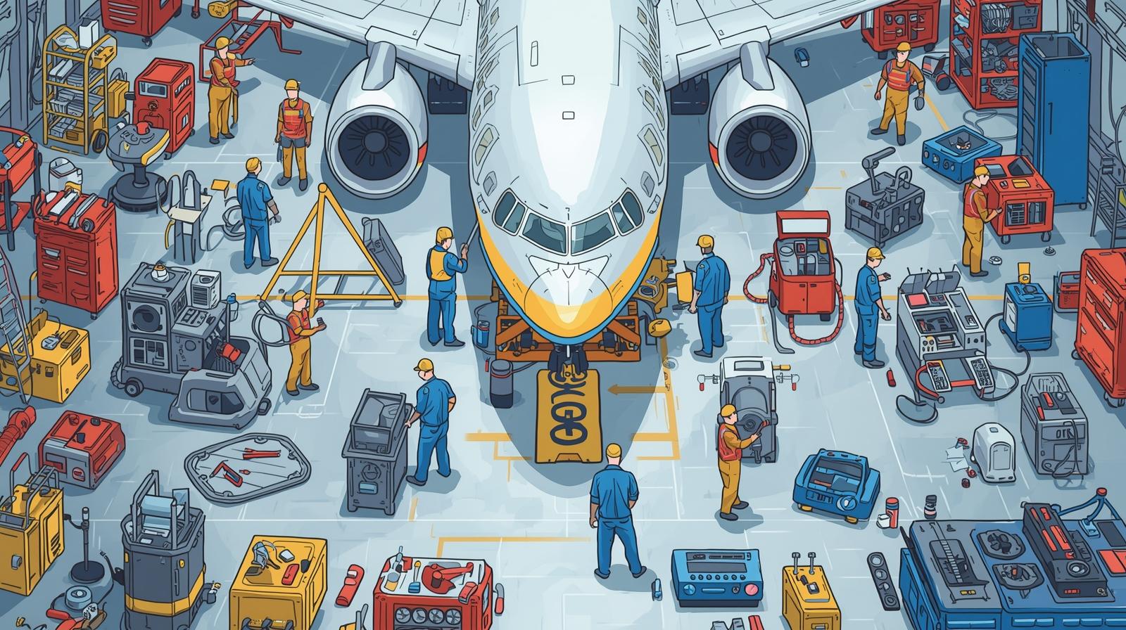 عدد سنوات دراسة تخصص صيانة الطائرات