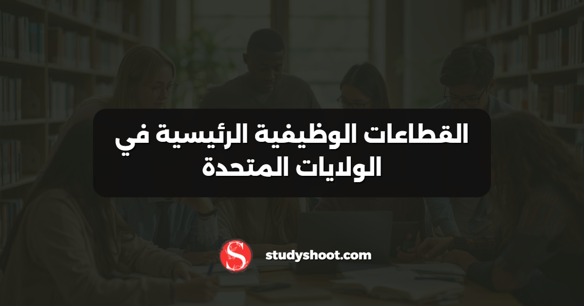 القطاعات الوظيفية الرئيسية في الولايات المتحدة