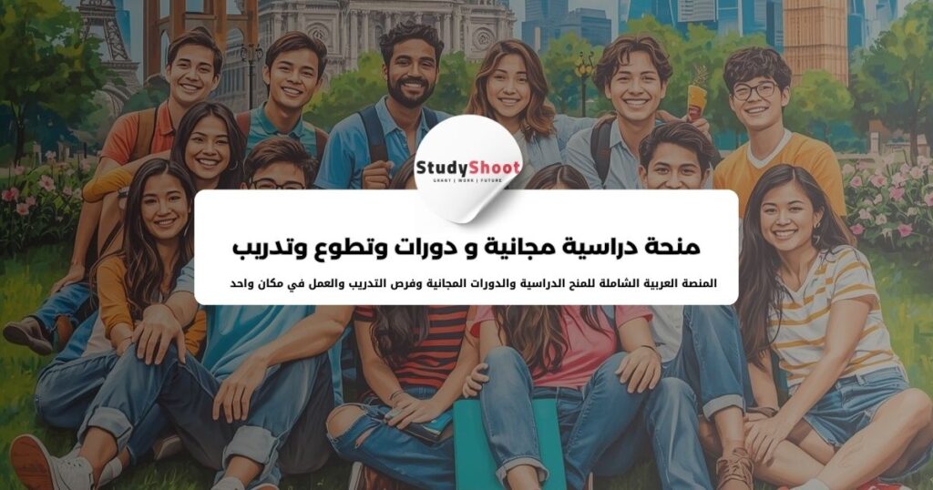 موقع ستودي شووت: منح دراسية، زمالات، مسابقات ودورات