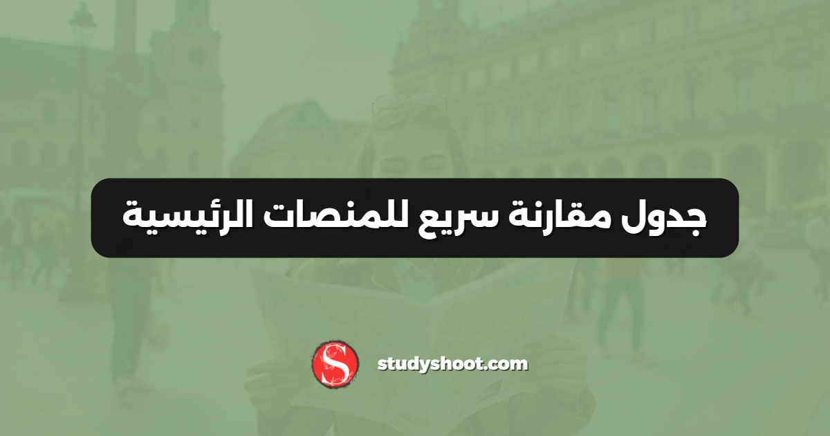 جدول مقارنة سريع للمنصات الرئيسية